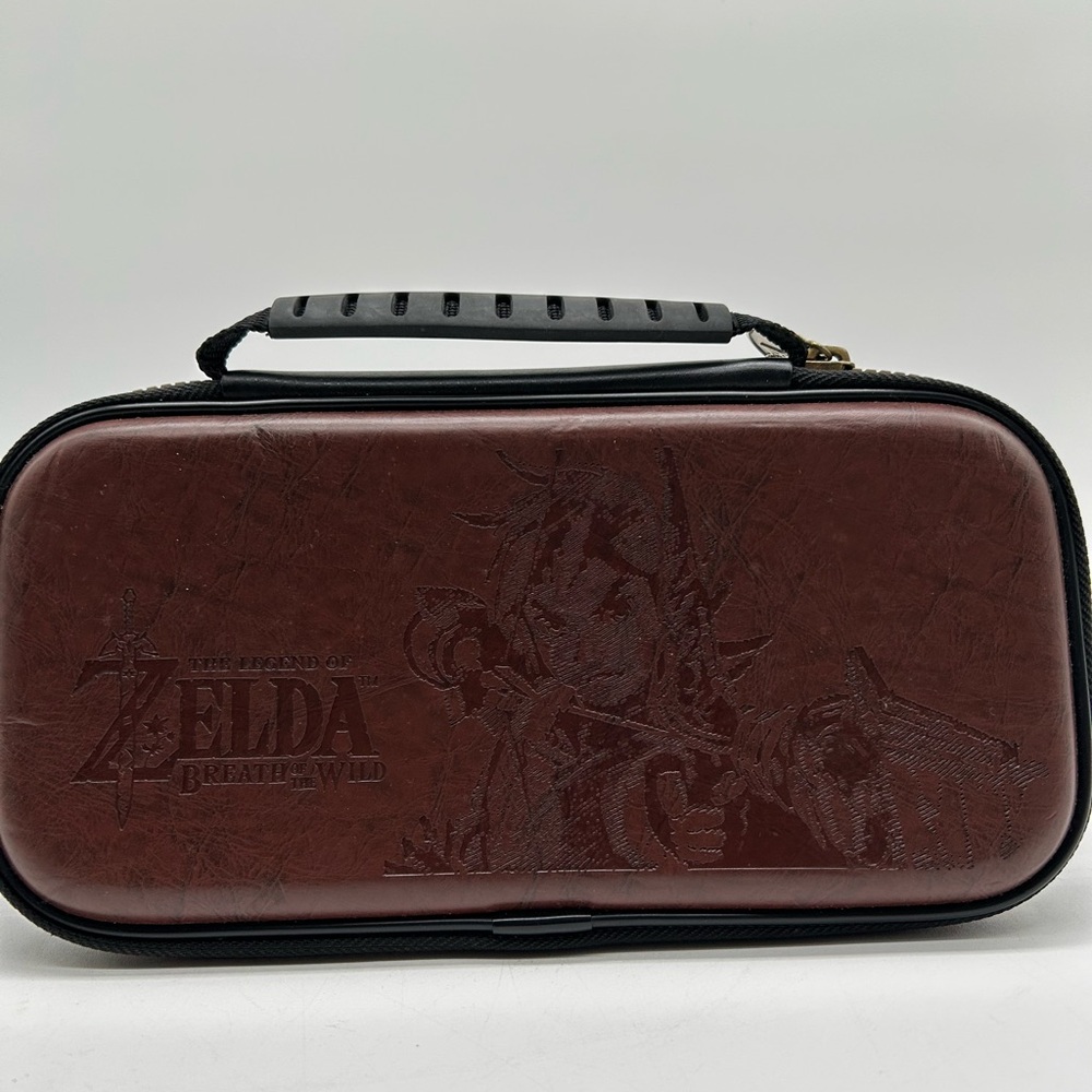 The legend of Zelda: Breath of the Wild, Brown Leather, Nintendo Switch Case